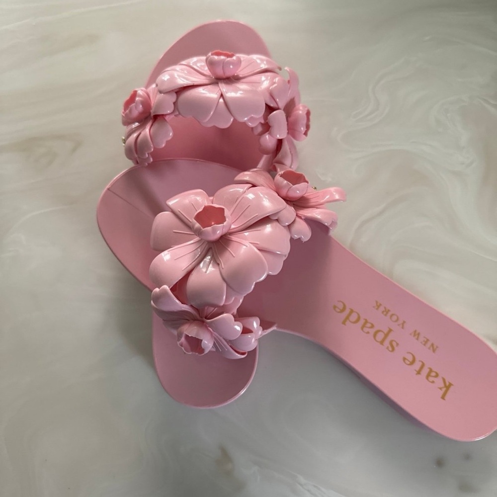 Kate Spade Pink Floral Sandals